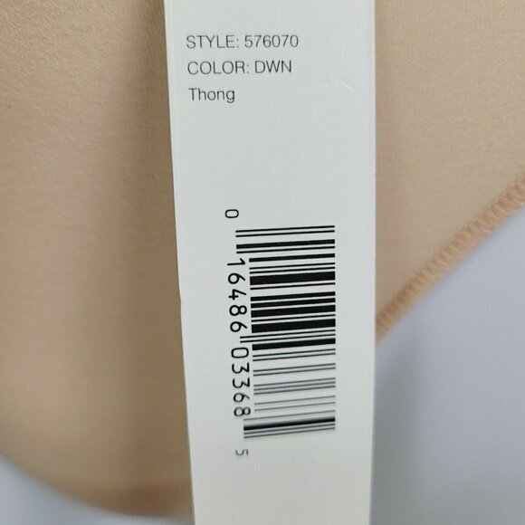 DKNY Thong Panty 576070 Nude Discontinued Second Skin Donna Karan NY VHTF Sm/Med - Picture 4 of 10